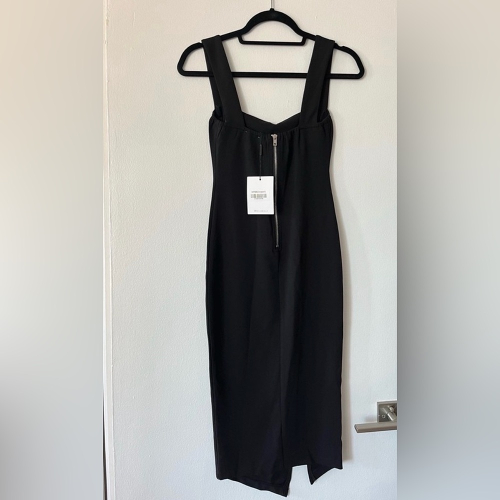 NWT Hello Molly LEAVE THE LIGHT ON MIDI DRESS BLACK Size XS 2 - Picture 5 of 6